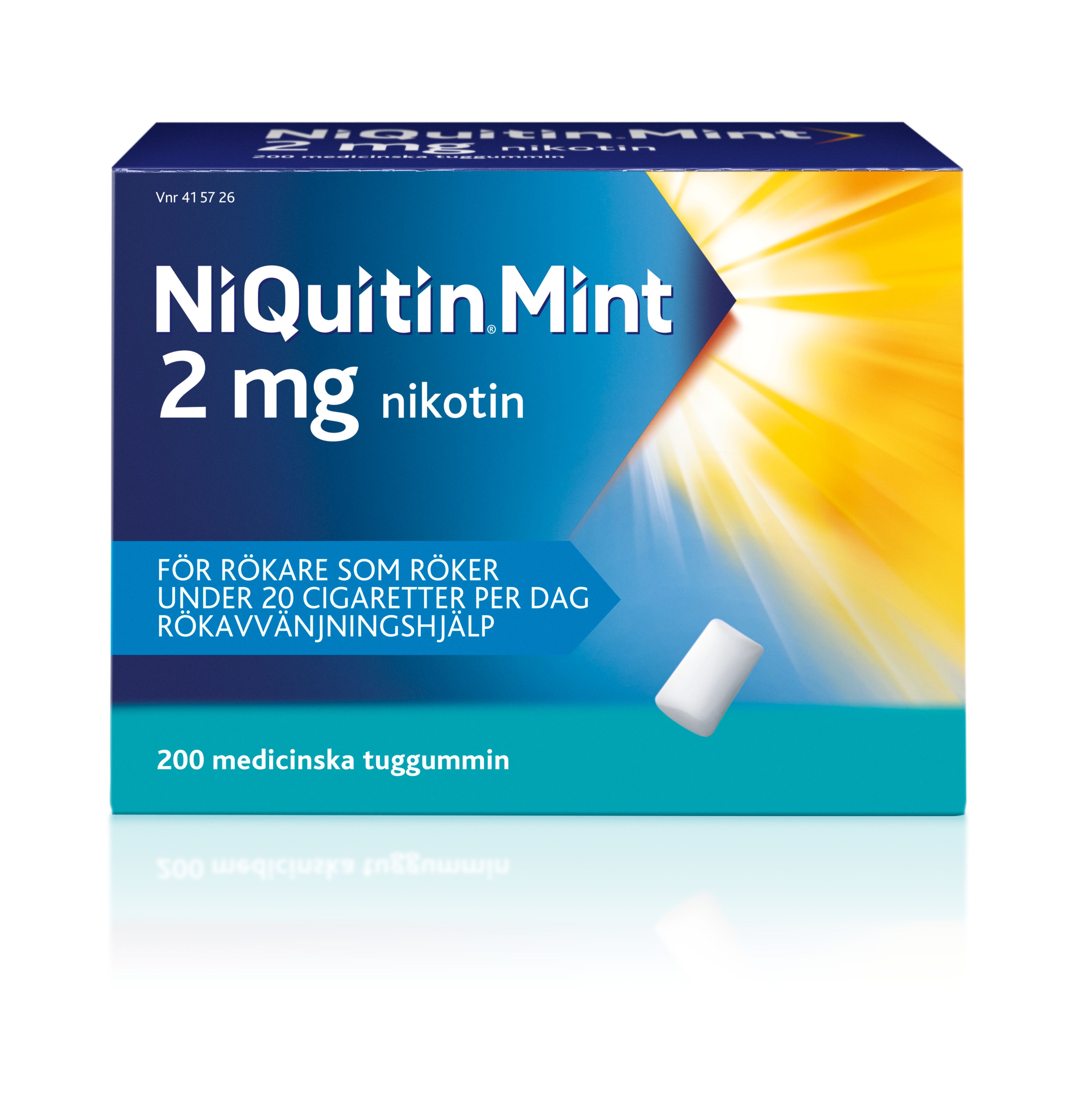 NiQuitin® nikotintuggummi / 2 mg